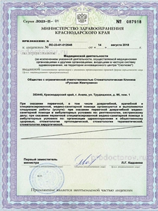 Лицензия