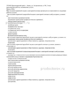 Выписка из реестра лицензий