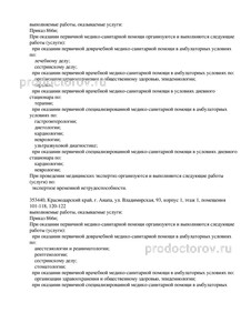Выписка из реестра лицензий