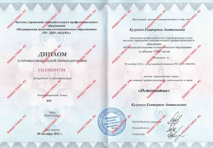 Документы и фотографии - Кугуенко Е. А.