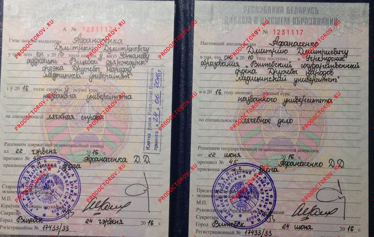 Документы и фотографии - Афанасенко Д. Д.