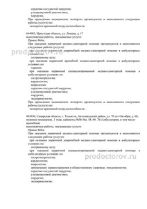 Выписка из реестра лицензий