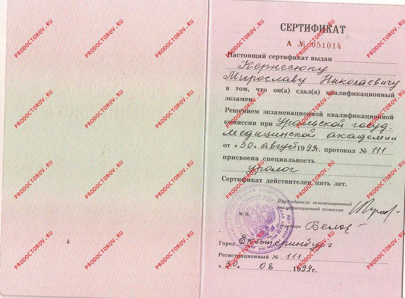 Документы и фотографии - Кернесюк М. Н.