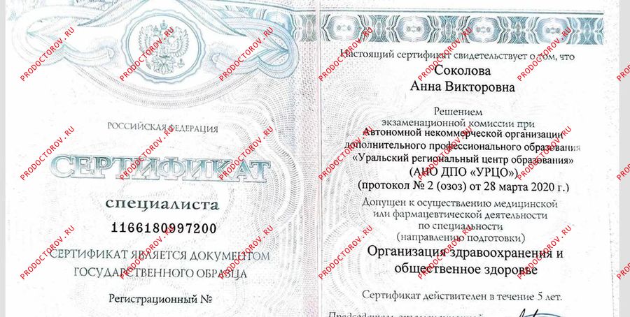 Документы и фотографии - Соколова А. В.