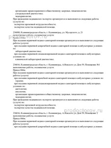 Выписка из реестра лицензий