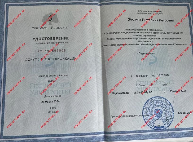 Документы и фотографии - Жилина Е. П.