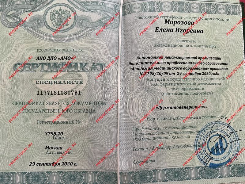Документы и фотографии - Морозова Е. И.