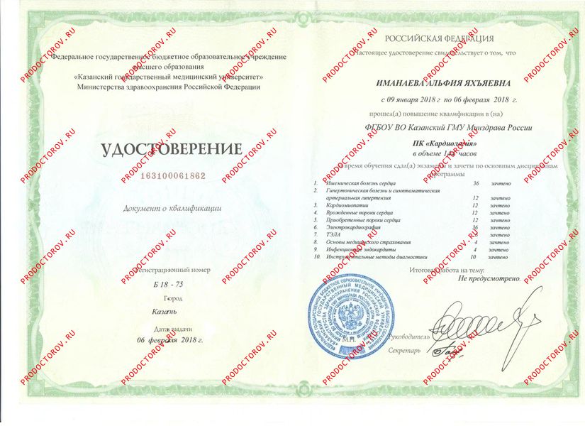 Документы и фотографии - Иманаева А. Я.
