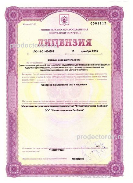 Лицензия Лицензия