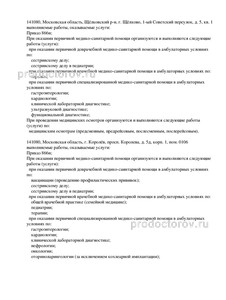 Выписка из реестра лицензий