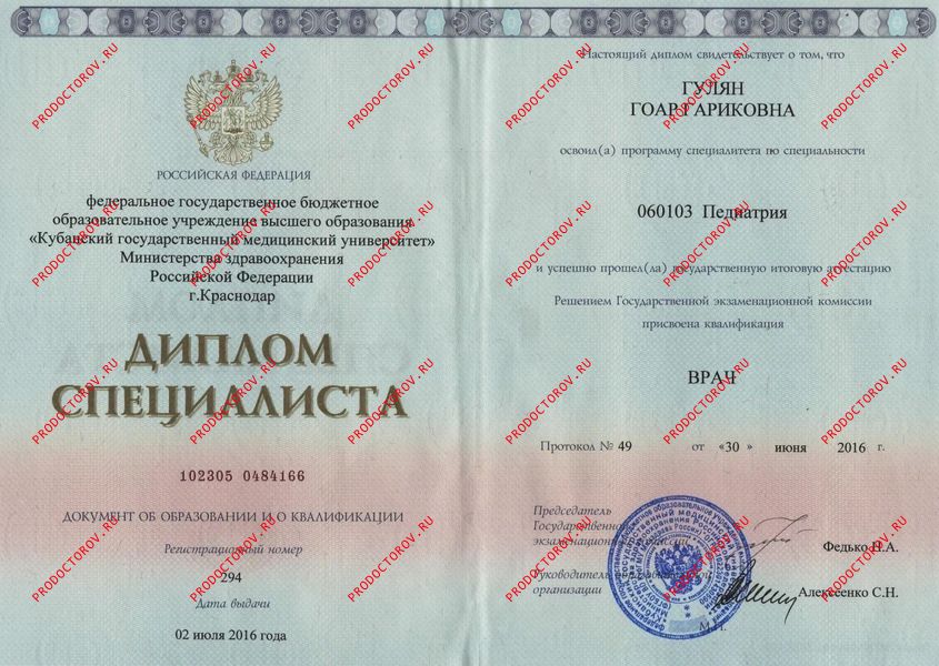 Документы и фотографии - Гулян Г. Г.