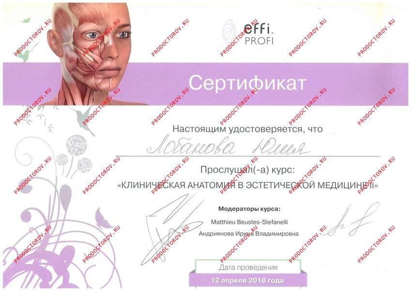 Документы и фотографии - Лобанова Ю. А.