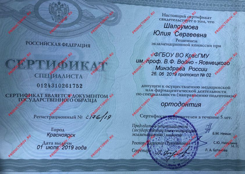 Документы и фотографии - Шалоумова Ю. С.