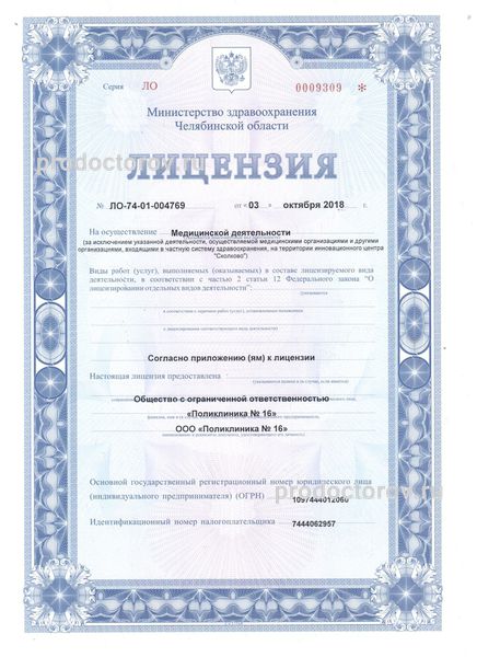 Лицензия