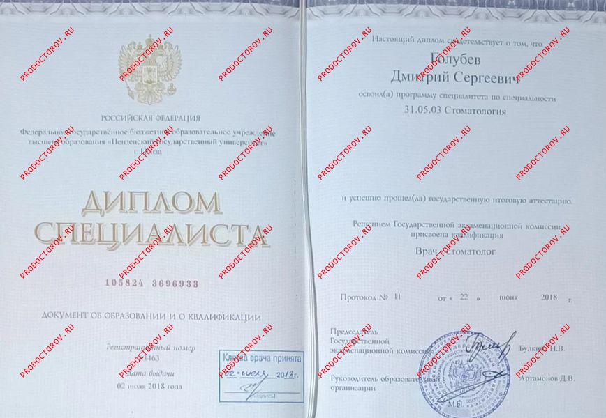 Документы и фотографии - Голубев Д. С.