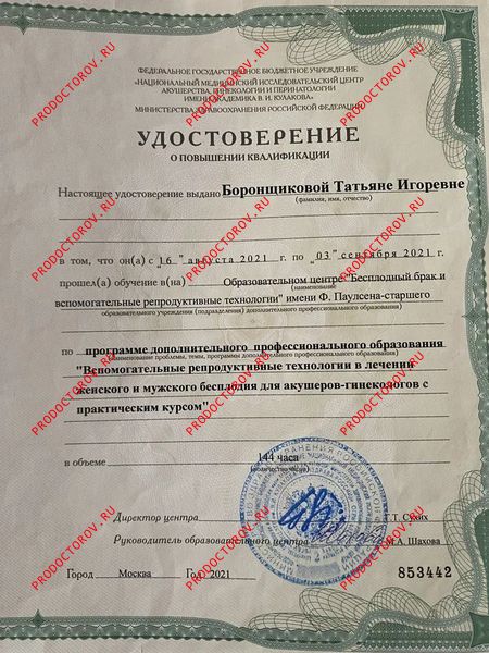 Документы и фотографии - Боронщикова Т. И.