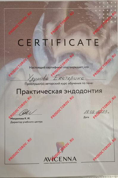 Документы и фотографии - Узунова Е. Г.