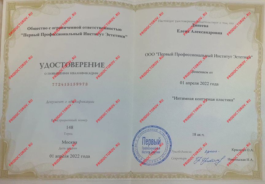 Документы и фотографии - Динеева Е. А.