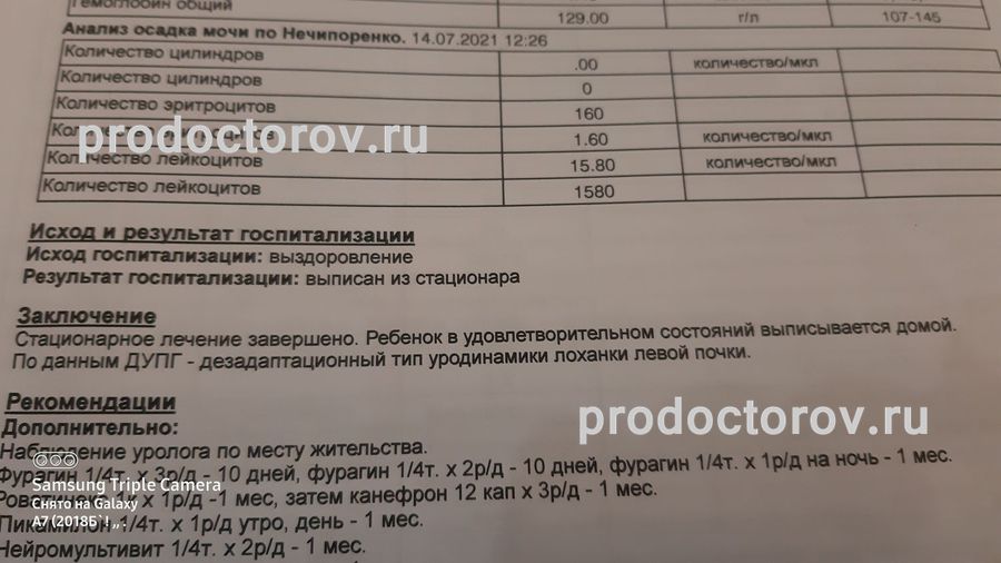 фурагин окрашивает мочу