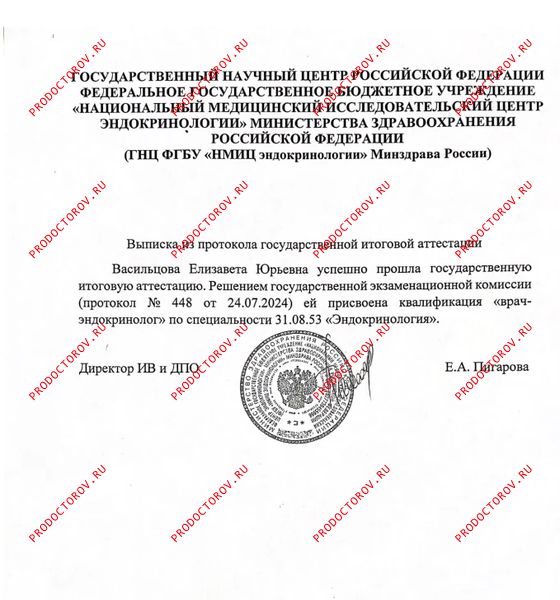 Документы и фотографии - Васильцова Е. Ю.