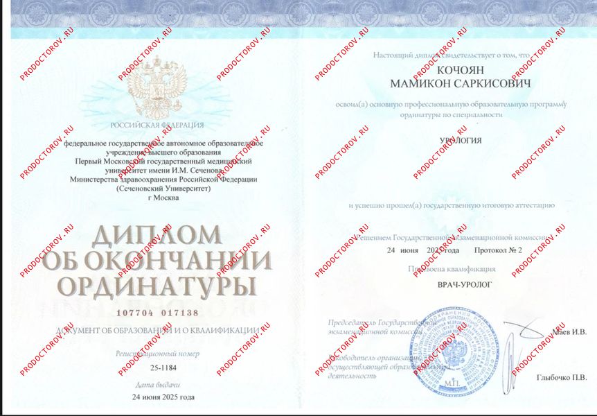 Документы и фотографии - Кочоян М. С.