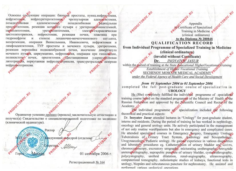 выписка из индивидуального плана подготовки 1 Иноятов Ж. Ш. - выписка из индивидуального плана подготовки 1