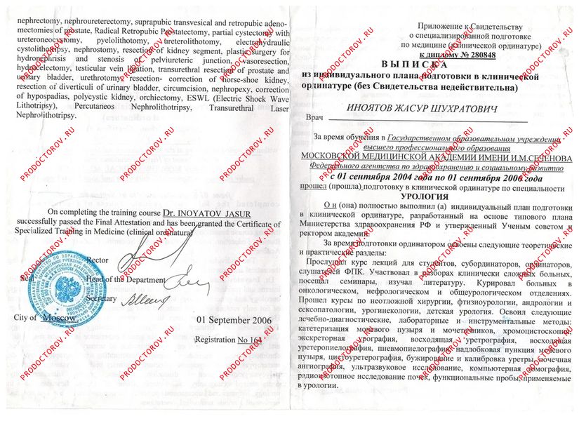 выписка из индивидуального плана подготовки 2 Иноятов Ж. Ш. - выписка из индивидуального плана подготовки 2