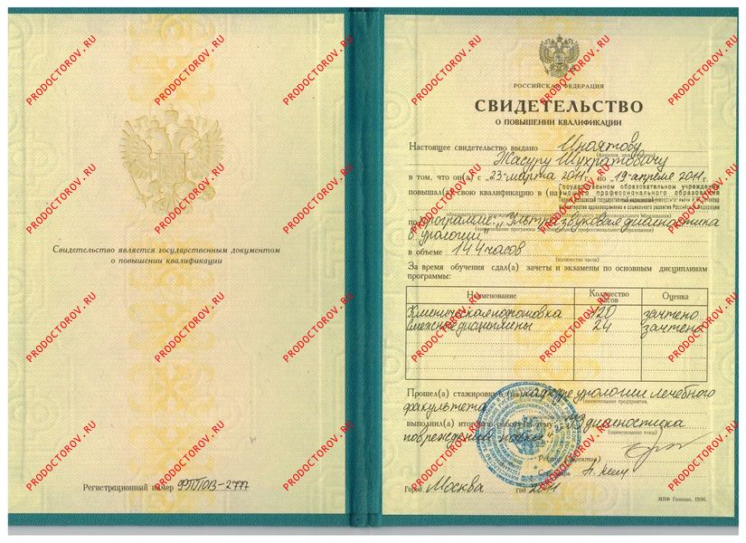 повышение УЗИ Иноятов Ж. Ш. - повышение УЗИ