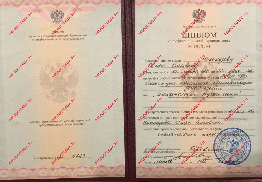 Документы и фотографии - Никандров И. О.