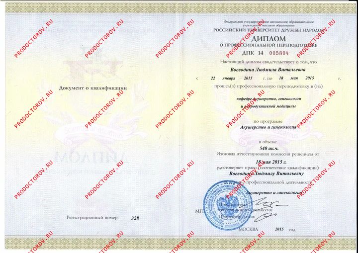 Документы и фотографии - Воеводина Л. В.