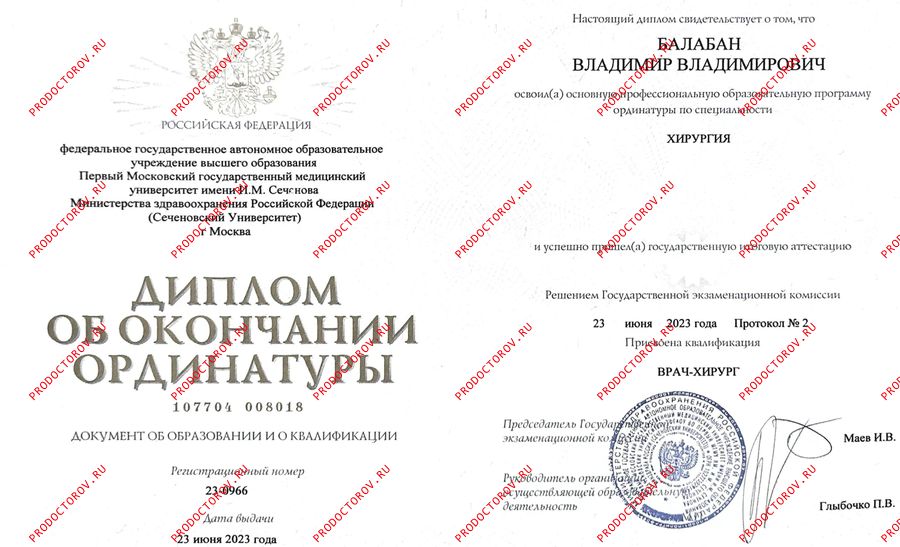 Документы и фотографии - Балабан В. В.