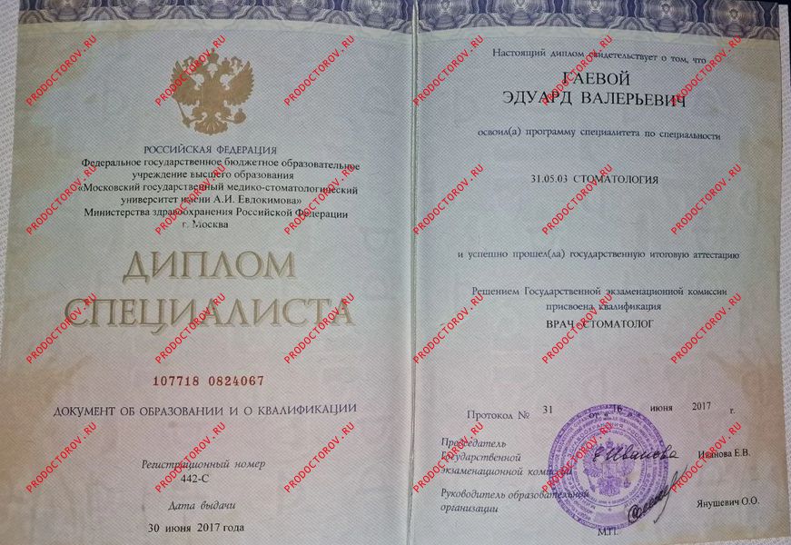 Документы и фотографии - Гаевой Э. В.