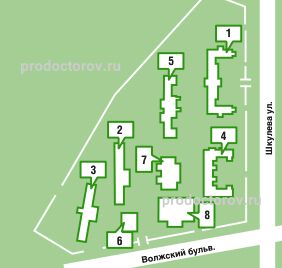 52 больница москва схема корпусов
