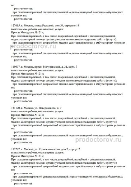 Центр рентгена «Пикассо» на Кржижановского - врачи, отзывы | Москва ...