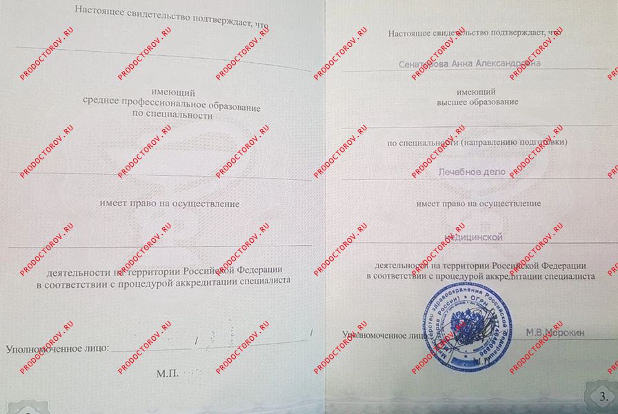 Документы и фотографии - Сенаторова А. А.