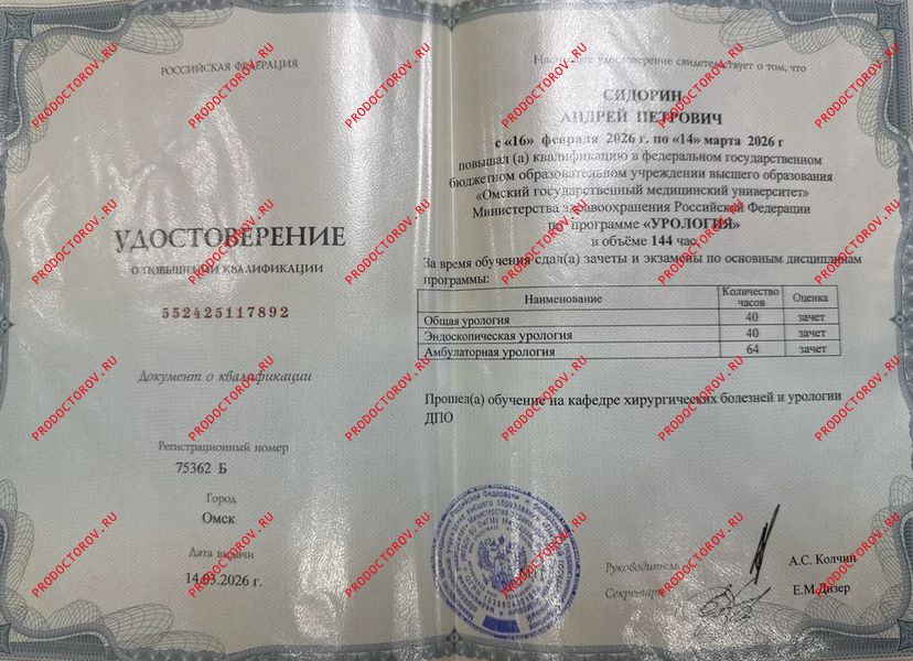 Документы и фотографии - Сидорин А. П.