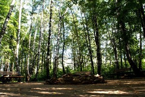 Территория санатория