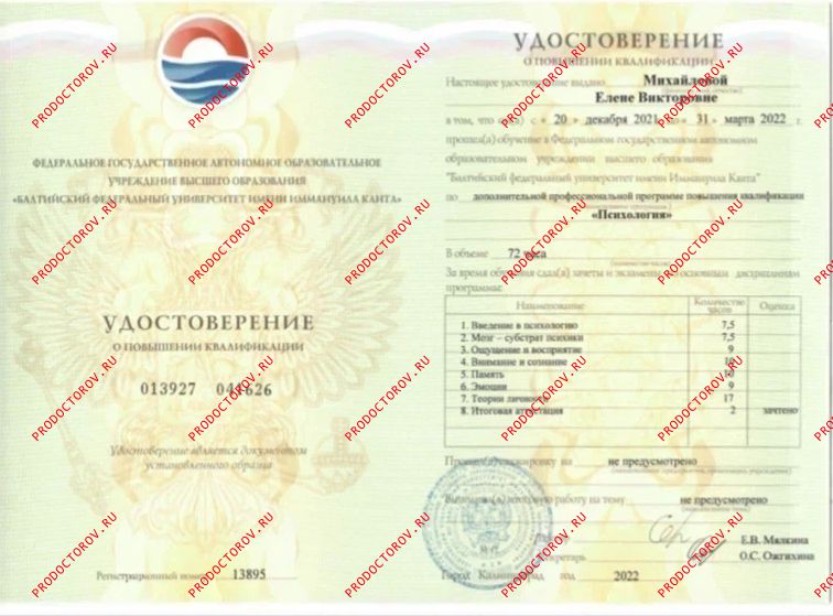 Документы и фотографии - Михайлова Е. В.