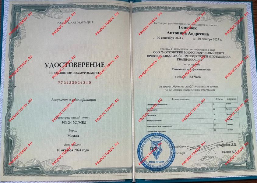 Документы и фотографии - Гомонюк А. А.