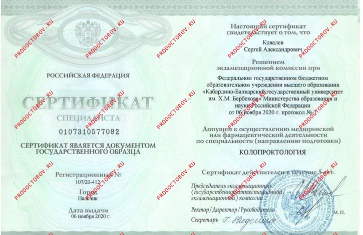 Документы и фотографии - Ковалев С. А.