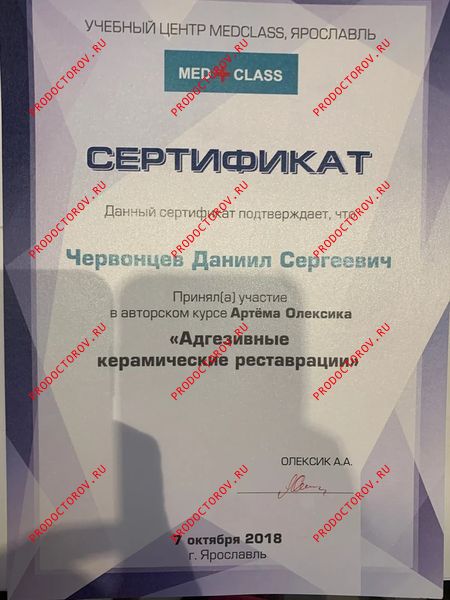 Документы и фотографии - Червонцев Д. С.