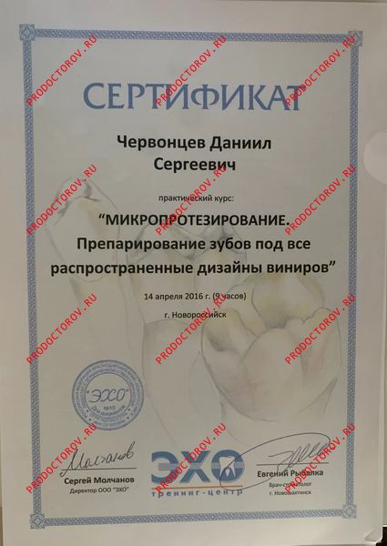 Документы и фотографии - Червонцев Д. С.