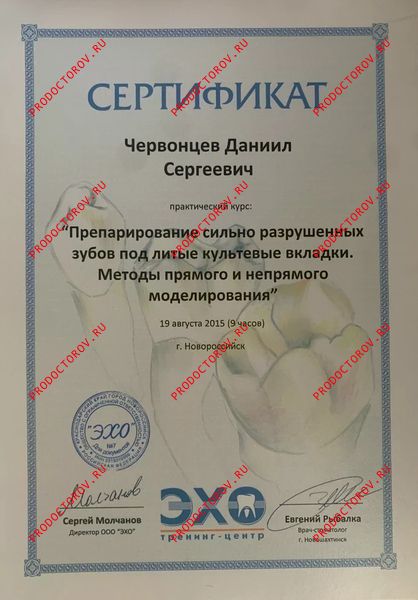 Документы и фотографии - Червонцев Д. С.