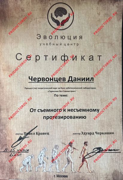 Документы и фотографии - Червонцев Д. С.
