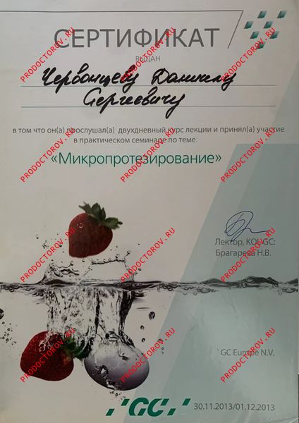 Документы и фотографии - Червонцев Д. С.