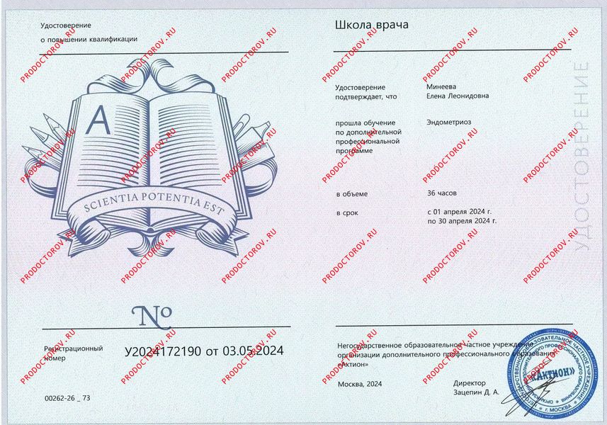 Документы и фотографии - Минеева Е. Л.