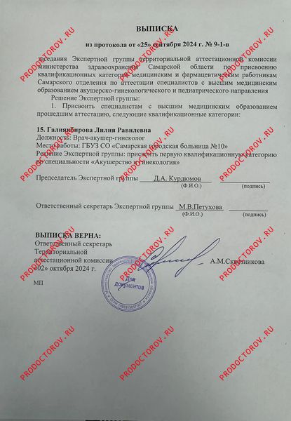 Документы и фотографии - Галиякбирова Л. Р.