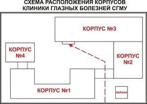 Клиники медуниверситета самара схема корпусов