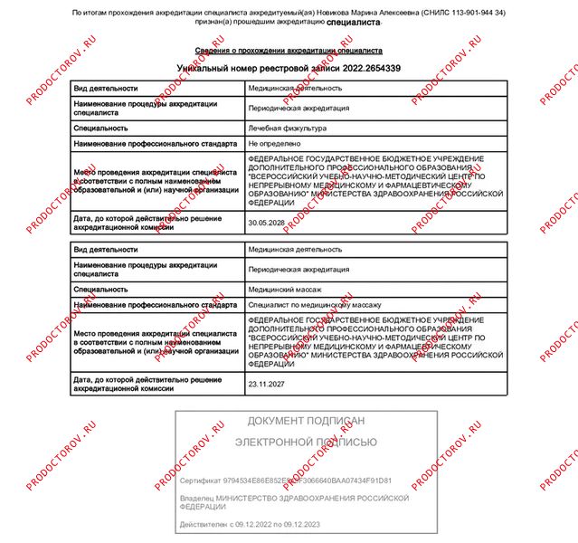 Новикова Марина Алексеевна, массажист - отзывы | Санкт-Петербург ...