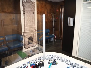 Интерьер с позиции администратора Интерьер с позиции администратора